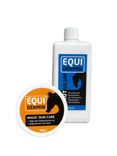 Laden Sie das Bild in den Galerie-Viewer, EquiDermin Pflegepaket Hautbalsam +Magic Skin Care