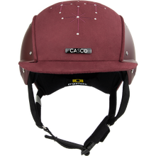 Laden Sie das Bild in den Galerie-Viewer, CASCO Reithelm Apart Brilliant Burgundy
