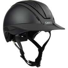Laden Sie das Bild in den Galerie-Viewer, CASCO Reithelm DUELL one Finesse Black