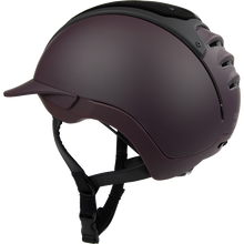Laden Sie das Bild in den Galerie-Viewer, CASCO Reithelm DUELL one Finesse Merlot