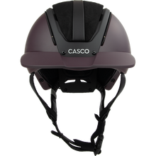Laden Sie das Bild in den Galerie-Viewer, CASCO Reithelm DUELL one Finesse Merlot