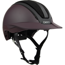 Laden Sie das Bild in den Galerie-Viewer, CASCO Reithelm DUELL one Finesse Merlot