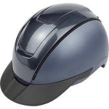 Laden Sie das Bild in den Galerie-Viewer, CASCO Reithelm DUELL Prime Blue