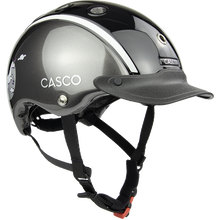 Laden Sie das Bild in den Galerie-Viewer, CASCO Reithelm Nori Moonbeam Anthracite