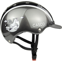 Laden Sie das Bild in den Galerie-Viewer, CASCO Reithelm Nori Moonbeam Anthracite