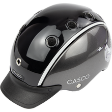 Laden Sie das Bild in den Galerie-Viewer, CASCO Reithelm Nori Moonbeam Anthracite
