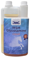 Laden Sie das Bild in den Galerie-Viewer, JUNG MSM + Glucosamine Liquid 1 L Dosierflasche