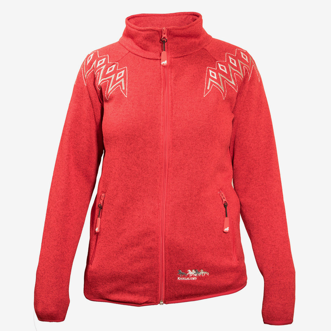Karlslund Fleece-Jacke REYKUR, rot