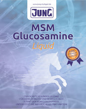 Laden Sie das Bild in den Galerie-Viewer, JUNG MSM + Glucosamine Liquid 1 L Dosierflasche