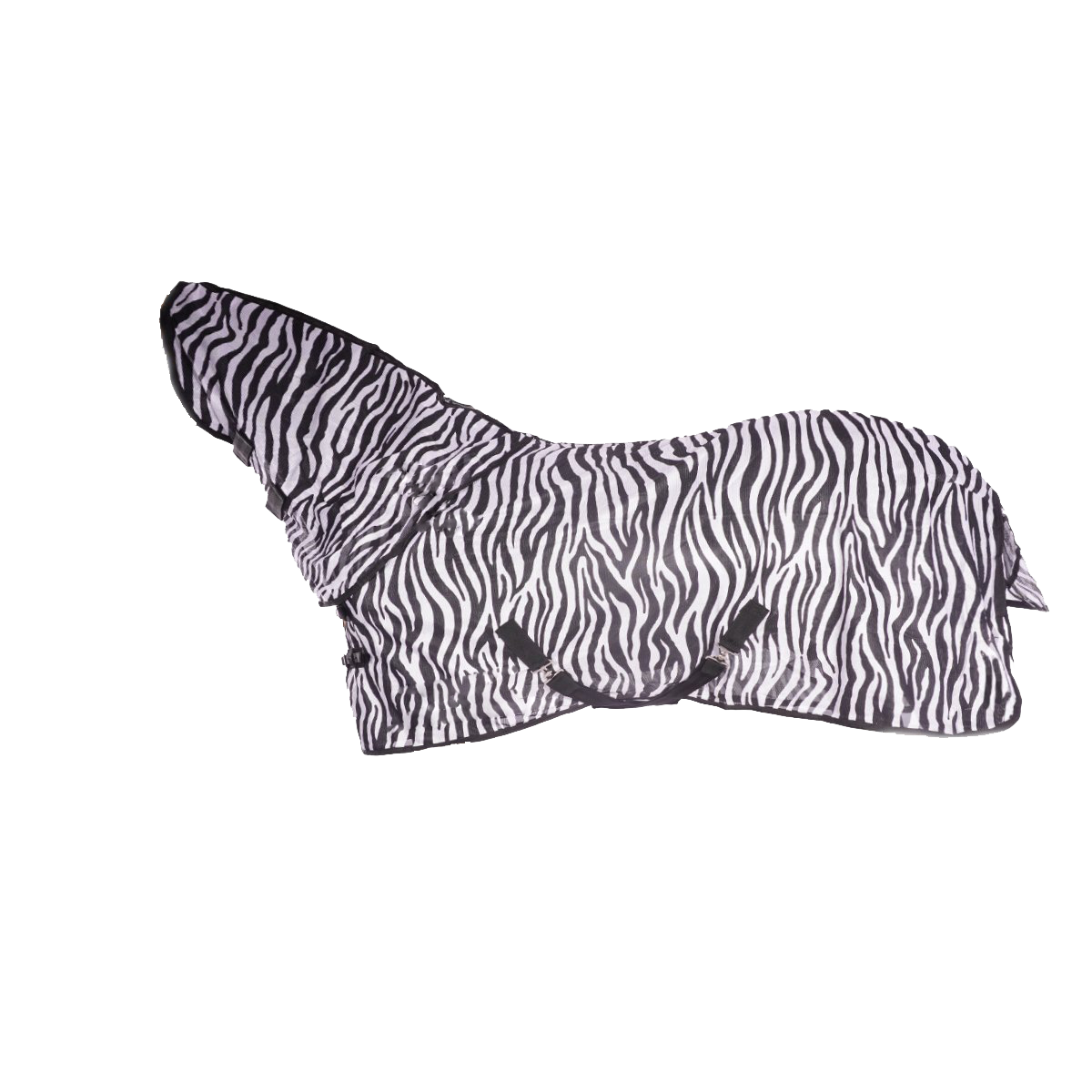 QHP Ekzemdecke Für Hunde - Mit Bauchlatz 155cm Zebra Design