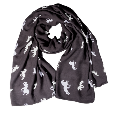Karlslund Schal mit Islandpferden (schwarz oder beige)